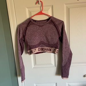 Gymshark Flex Long Sleeve Crop Top Medium